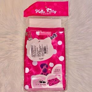 Hello Kitty Pink Polka Dot Travel Shoe Bag
